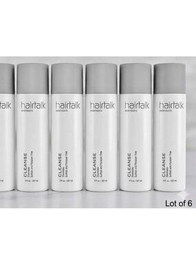 Lot of 6 HAIRTALK SHAMPOO Cleanse For Hair Extensions Now Bellami